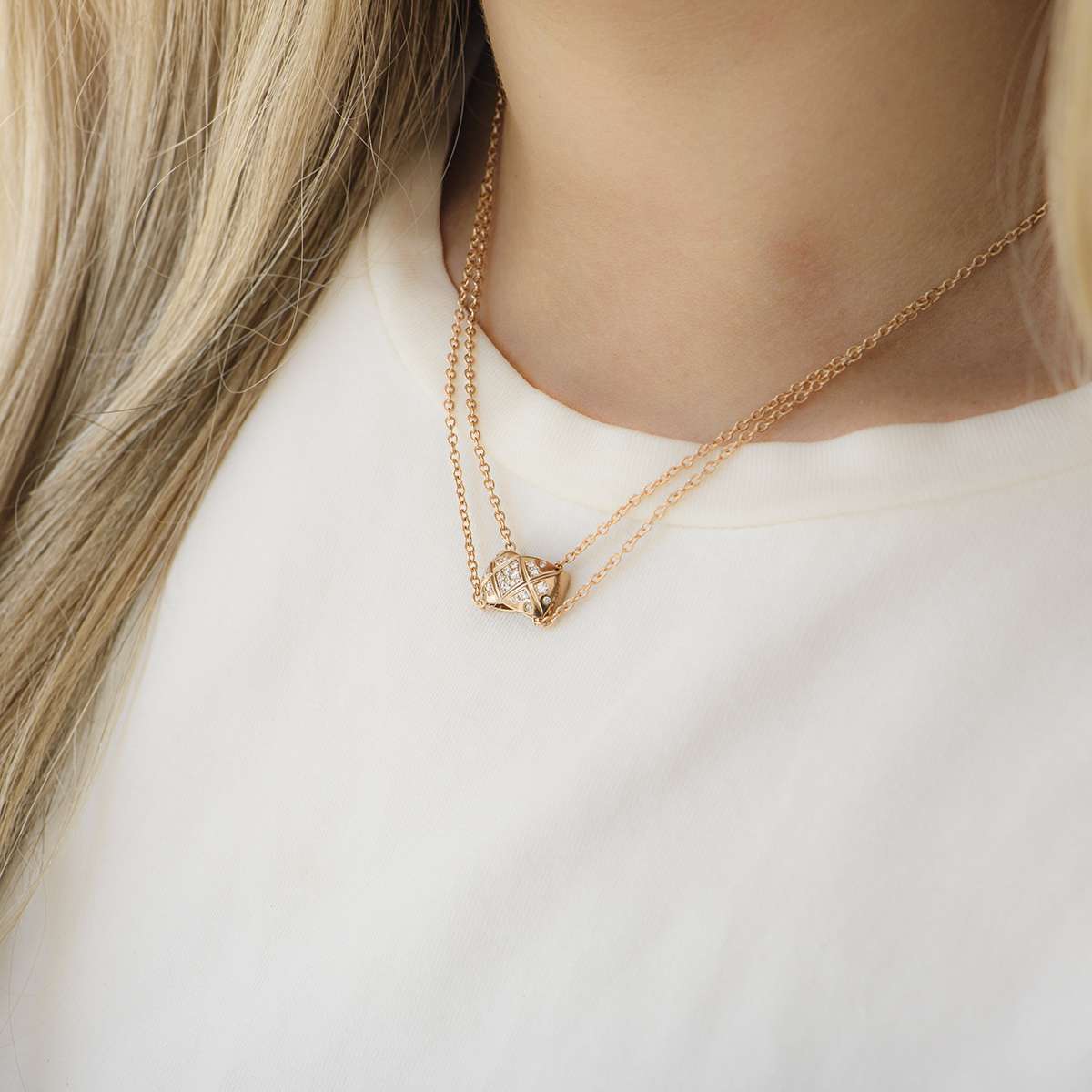 Chanel 18K Coco Crush Necklace - 18K Rose Gold Pendant Necklace, Necklaces  - CHA883935